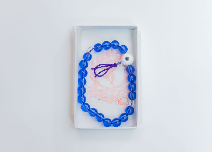 腕念珠（瑠璃色）